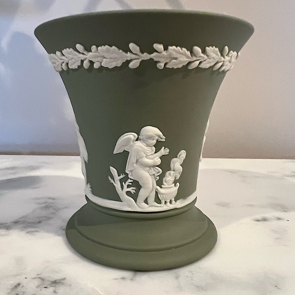 Vintage Wedgwood Jasperware Vase